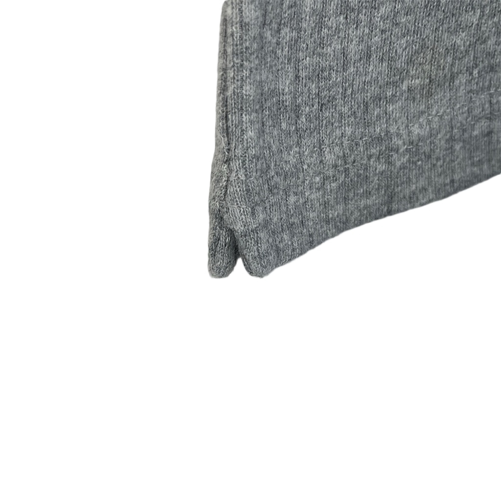 Alfani Gray V-Neck Short Sleeve Ribbed Shirt - Picture 4 of 6